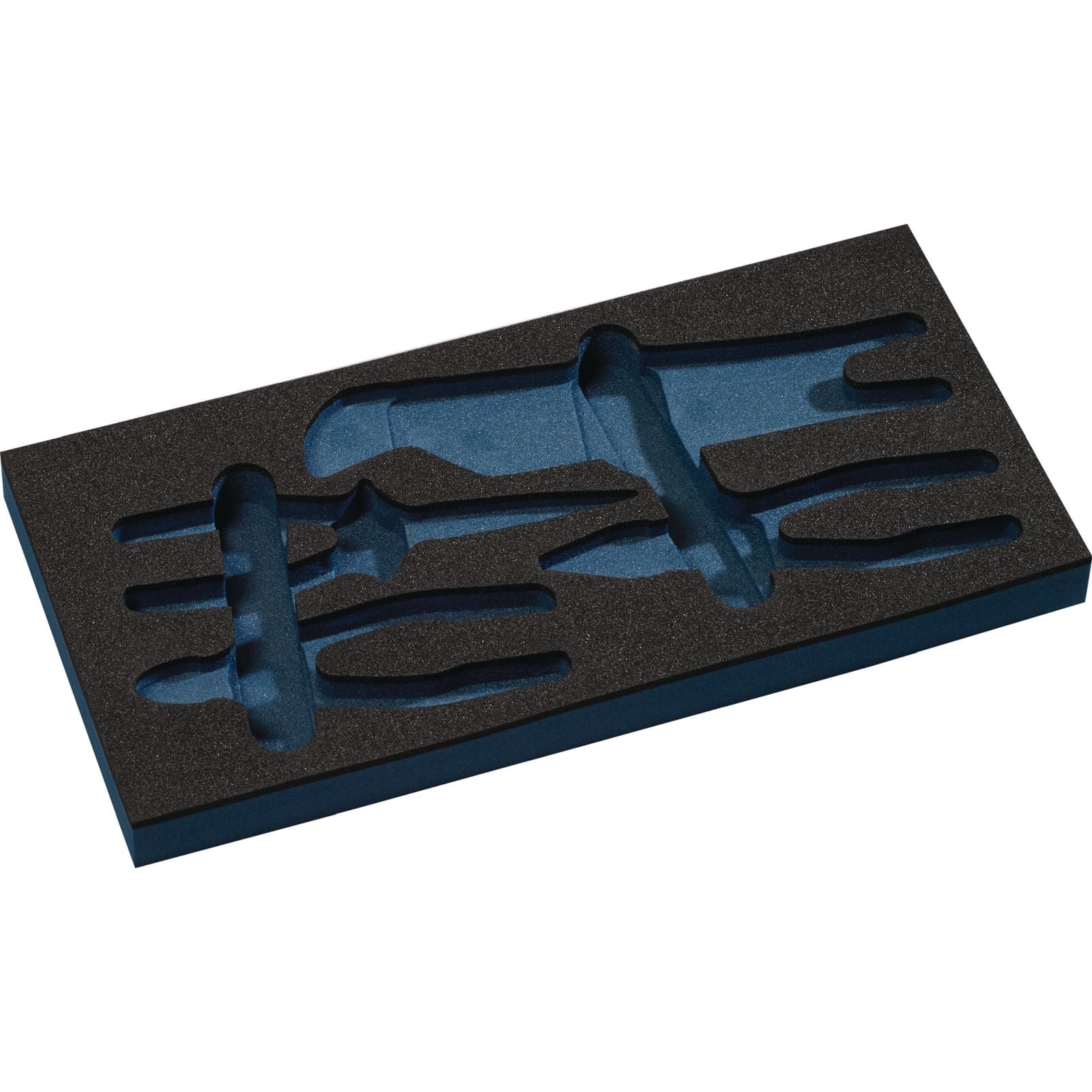 Werkzeugmodul Leereinlage 1/3-Modul 2000 871 230 4-tlg.TECWERK