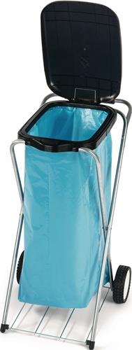 Abfallsammler H780xB350xT370mm 20-130l 1-fach,m.Rl.u.Gitterboden