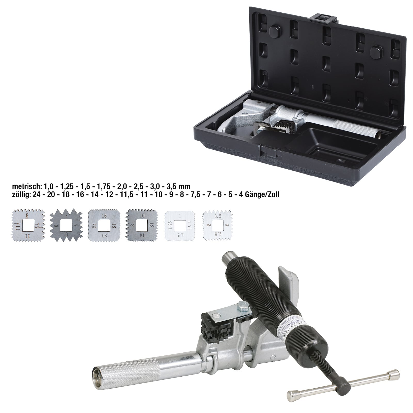 KS TOOLS Gewindestrehler für Außengewinde Ø 25-140 mm - 150.1430
