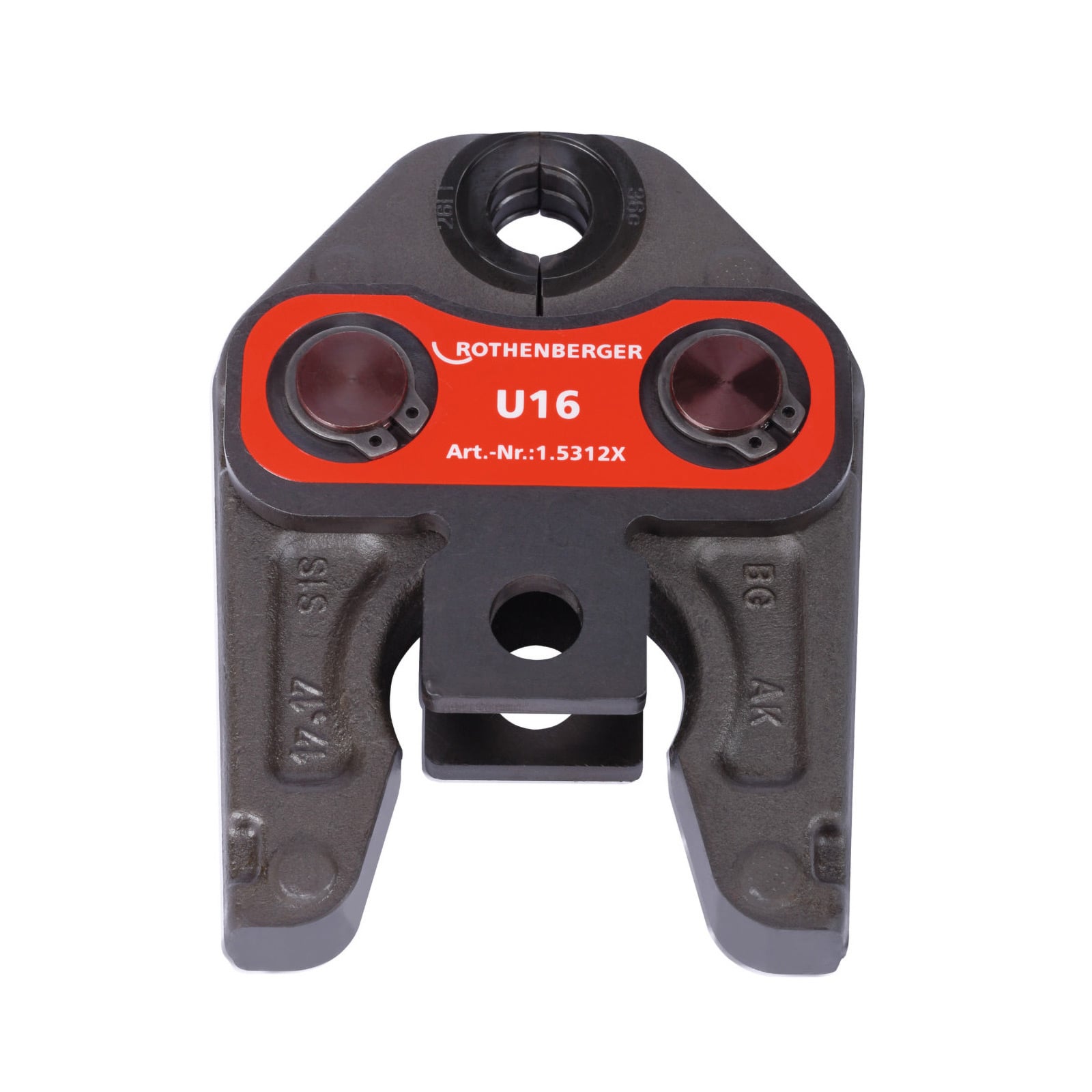 ROTHENBERGER Pressbacken Set, Standard, U, 16-20-25-32mm - 015067X