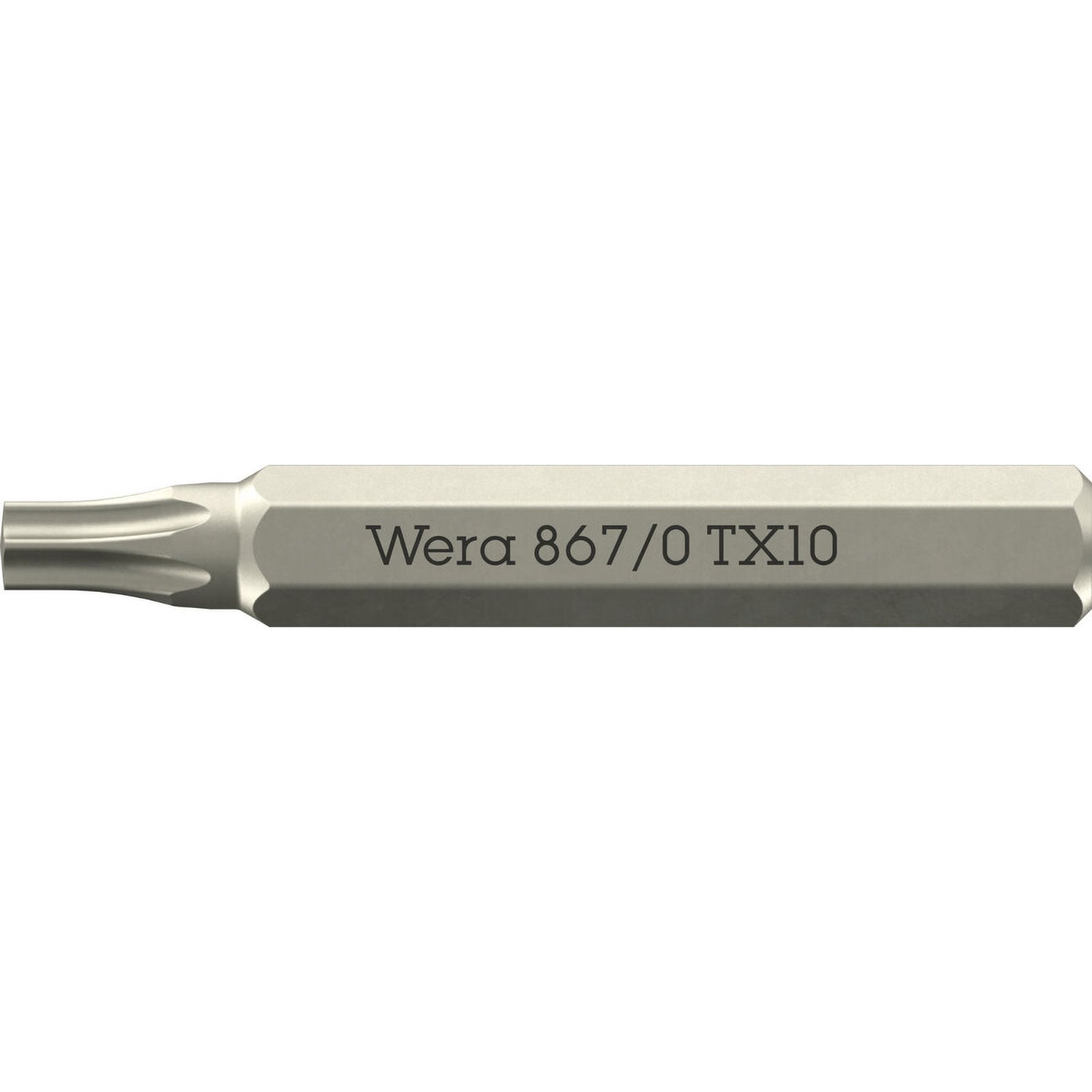 Bit 867/0 Micro TX 10 L.30mm WERA