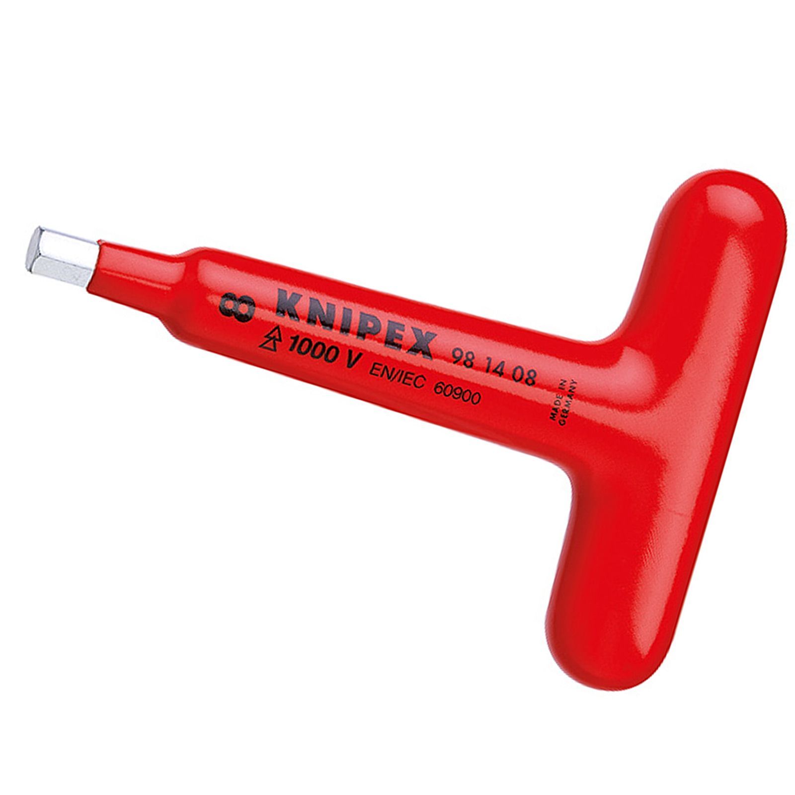 Knipex 1x Schraubendreher für Innensechskant T-Griff - 981408 Knipex 1x Schraubendreher für Innensechskant T-Griff - 981408