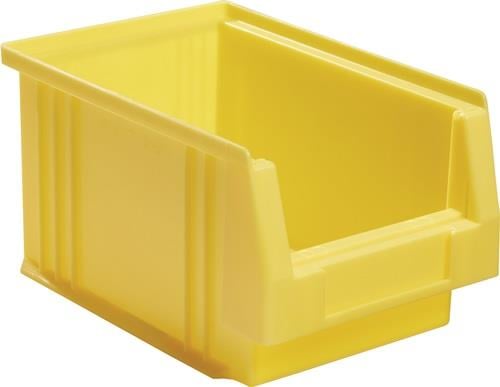LA-KA-PE Sichtlagerkasten PLK L230 x B150 x H125 mm PP gelb - 01750 02 04