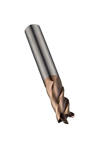 Schaftfräser S766 D.10mm Gesamt-L.72mm Schneiden-L.22mm HM TiSiN Z.4