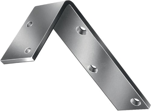 VORMANN Winkel L.100 x 50 mm B.40 mm S.5 mm STA roh blau verz - 000171100Z