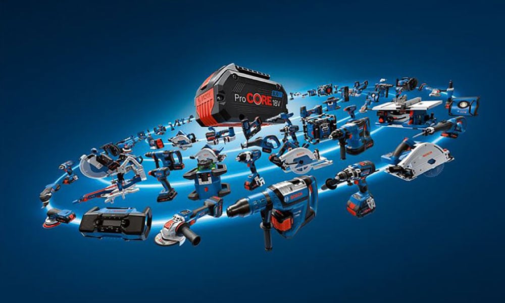 Bosch ProCore 18V Akku und kompatible Elektrowerkzeuge – One Battery Fits All