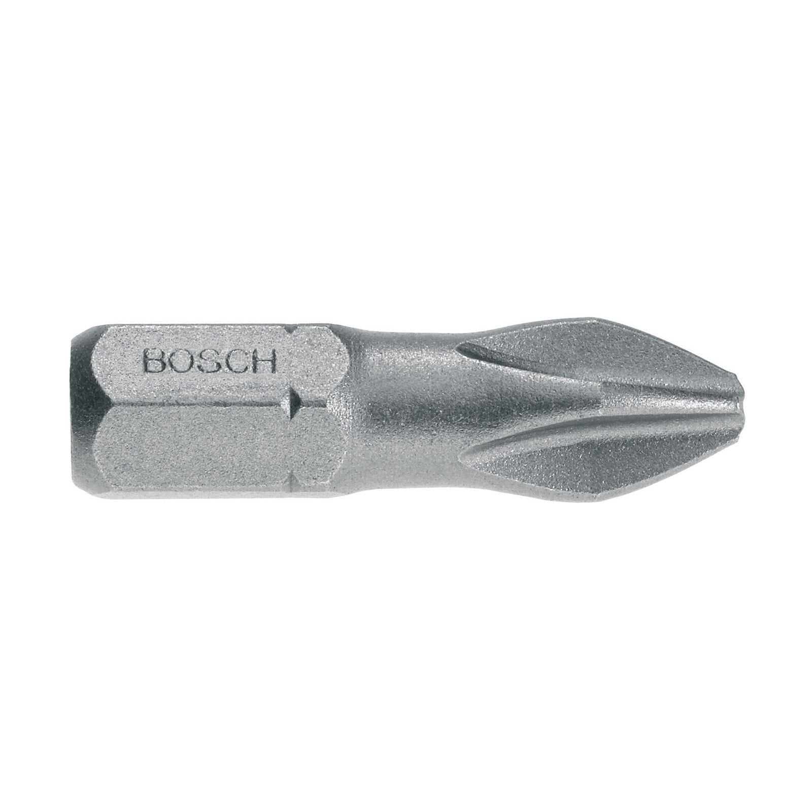 Bosch 25x Schrauberbit Extra-Hart PH 2 25 mm - 2608522186
