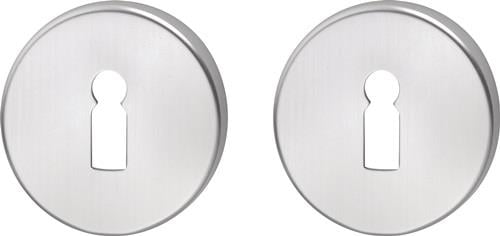 edi Schlüsselrosetten-Paar 055 VA F00 Schildst.8mm BB rd - 1055/0000/00