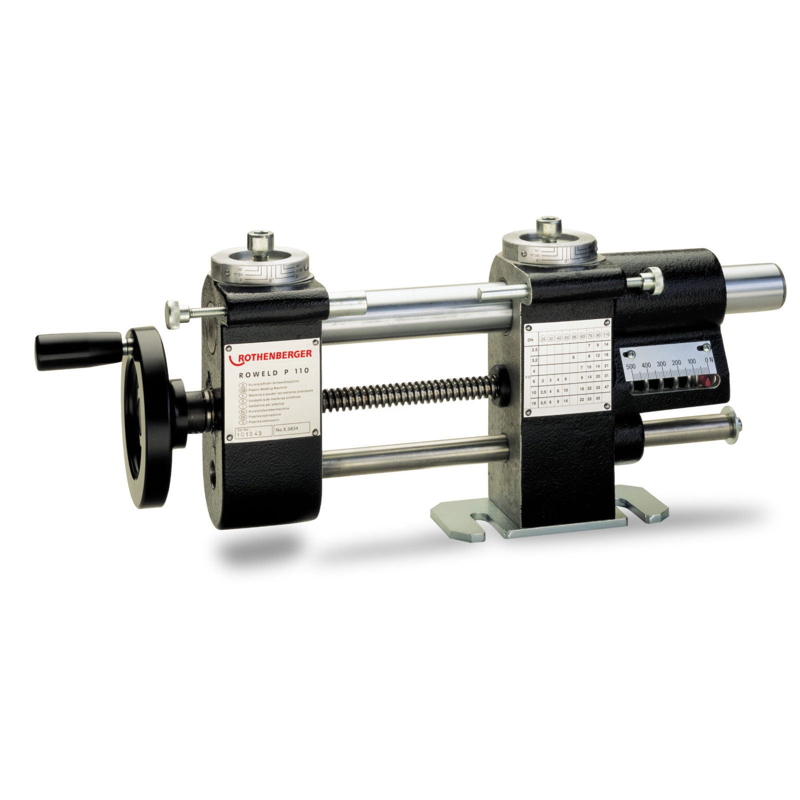 ROTHENBERGER ROWELD P110 Grundmaschine mit Tischmontage/Halterung - 55787