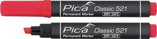 Pica Permanentmarker Classic rot Strichbreite 2-6 mm - 521/40
