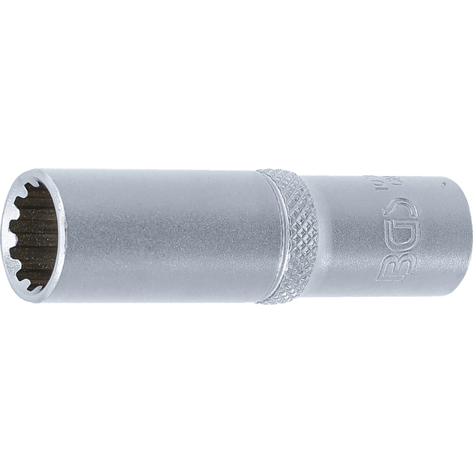 BGS Steckschlüssel-Einsatz Gear Lock tief Antrieb Innenvierkant 10 mm (3/8") SW 12 mm - 10352