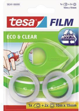 tesa Handabroller ecoLogo 58241-00000-00 grün +Klebefilm