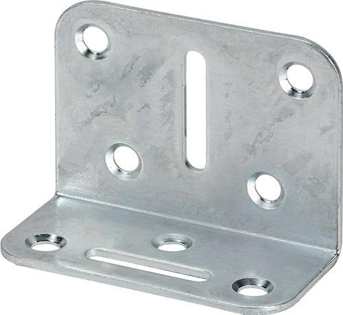 VORMANN Verstellwinkel L.50x35 mm B.70 mm S.2 mm Stahl roh blau verzinkt - 000175070Z