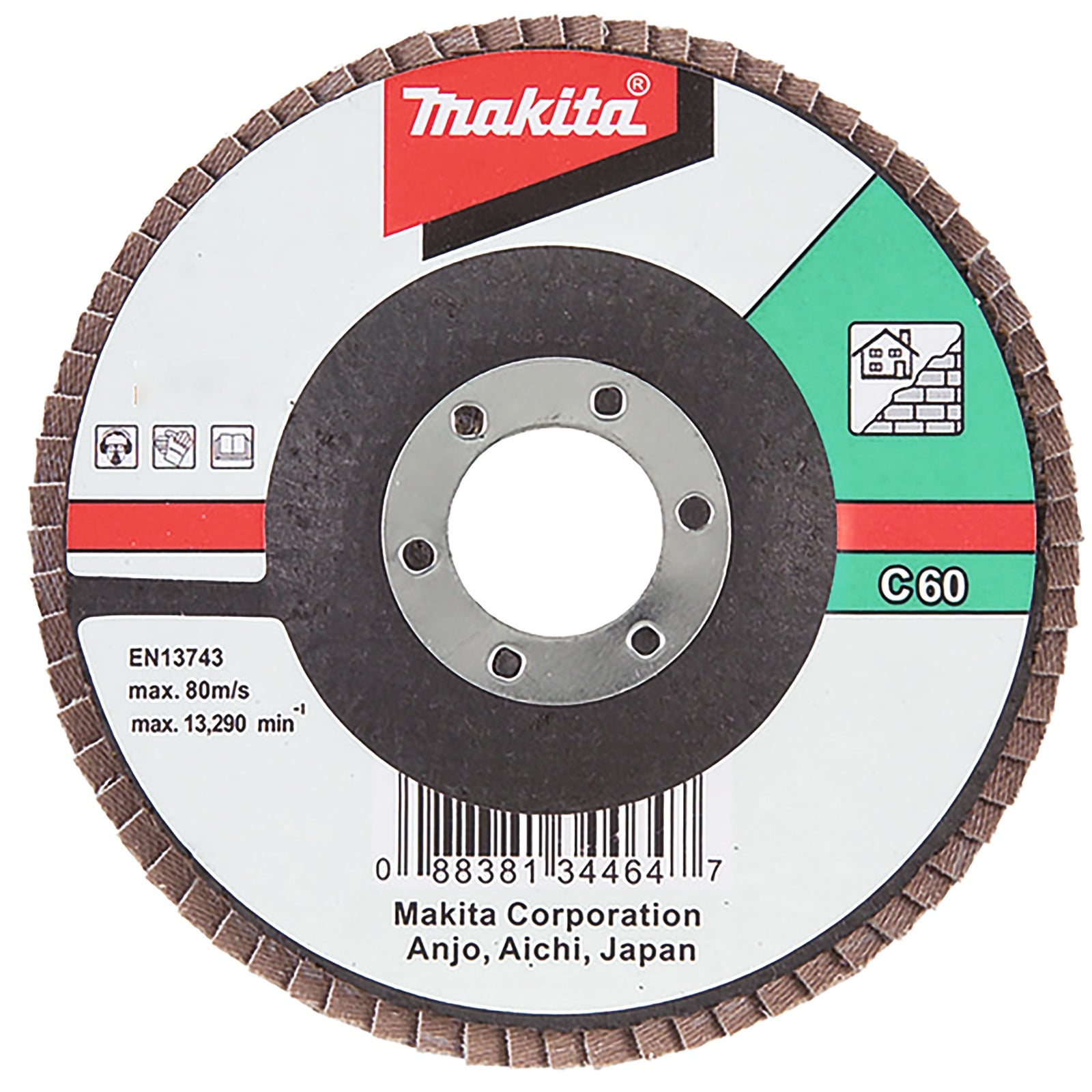Makita Fächerschleifscheibe 180 mm C40F - D-28139