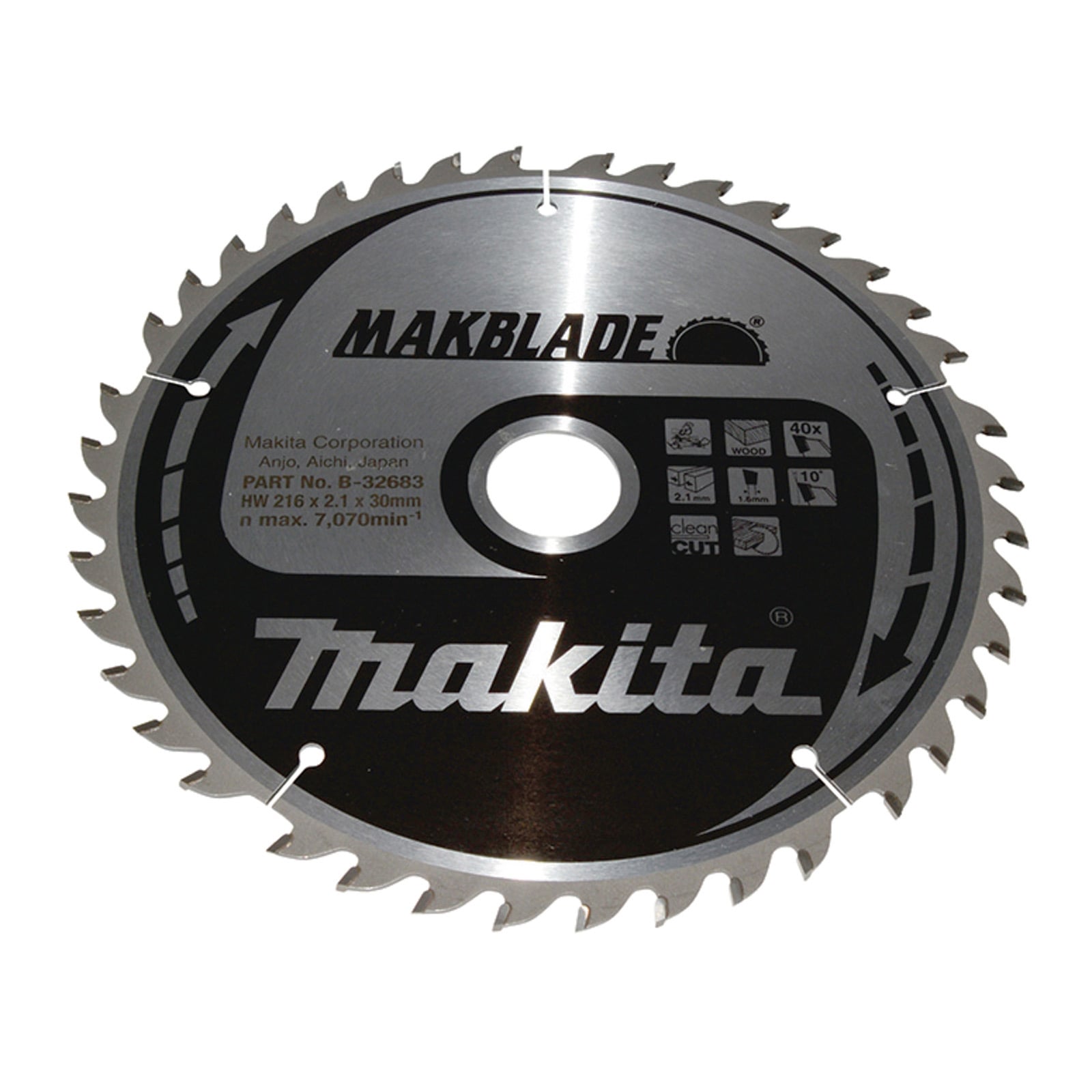 Makita MAKBLADE Sägeblatt 216x30x40Z - B-32683