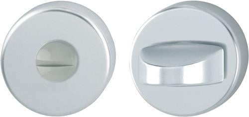 HOPPE Schlüsselrosetten-Paar 42KVS Alu.F1 Schildst.9mm SK/OL rd - 6988612