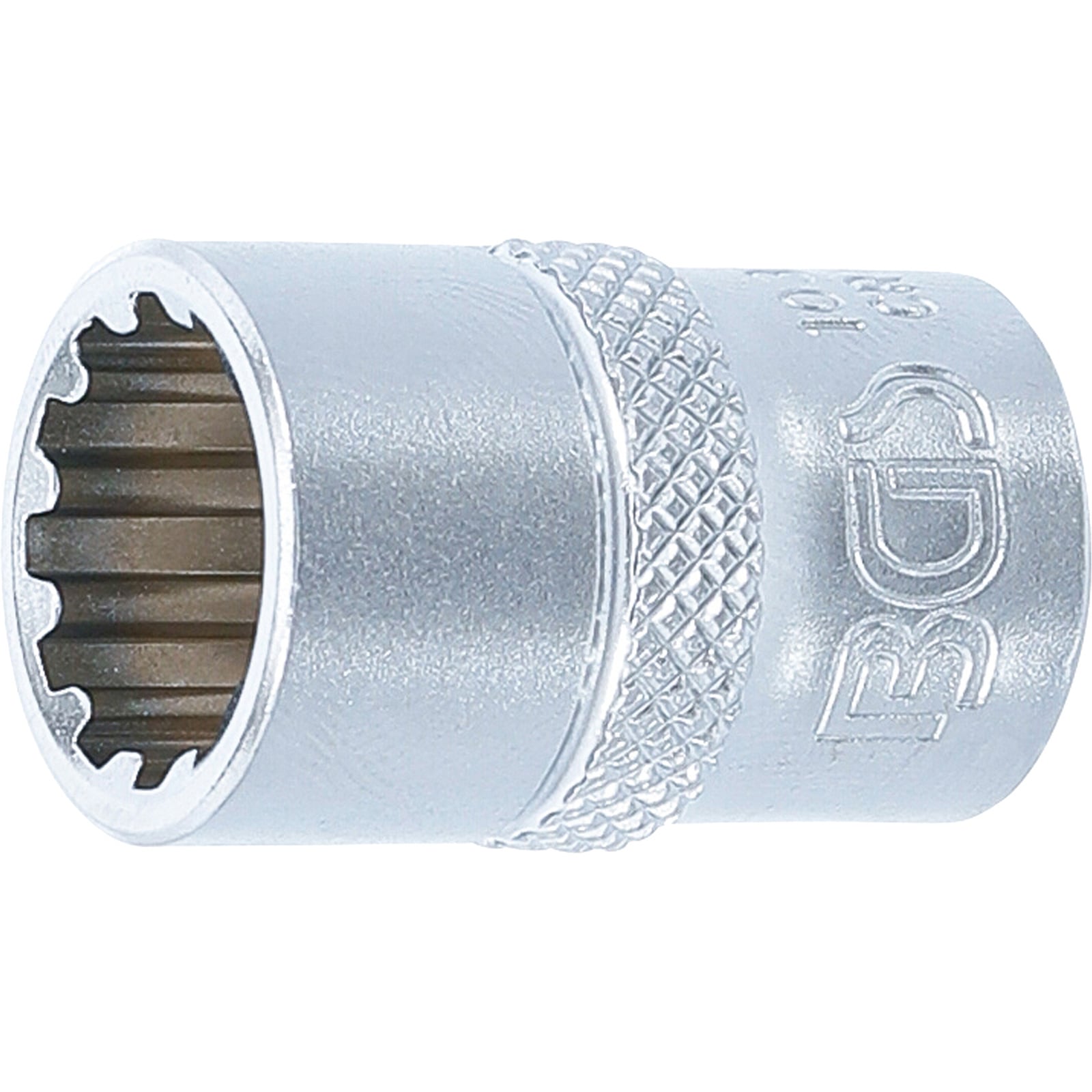 BGS Steckschlüssel-Einsatz Gear Lock Antrieb Innenvierkant 10 mm (3/8") SW 12 mm - 10312