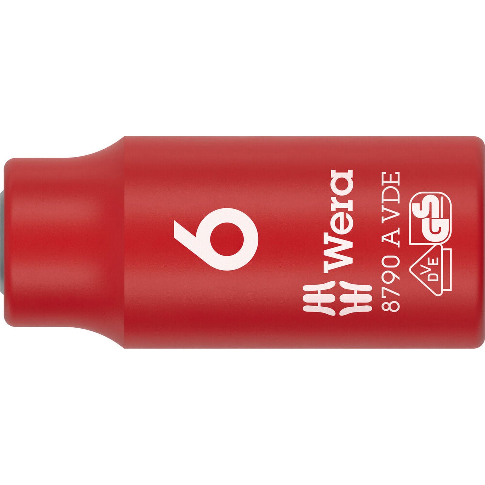 Steckschlüsseleinsatz 8790 A VDE 1/4 Zoll SW 6mm L.41mm WERA