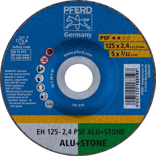 Trennscheibe EHT PSF ALU+STONE D125x2,4mm gekr.Bohr.125mm PFERD