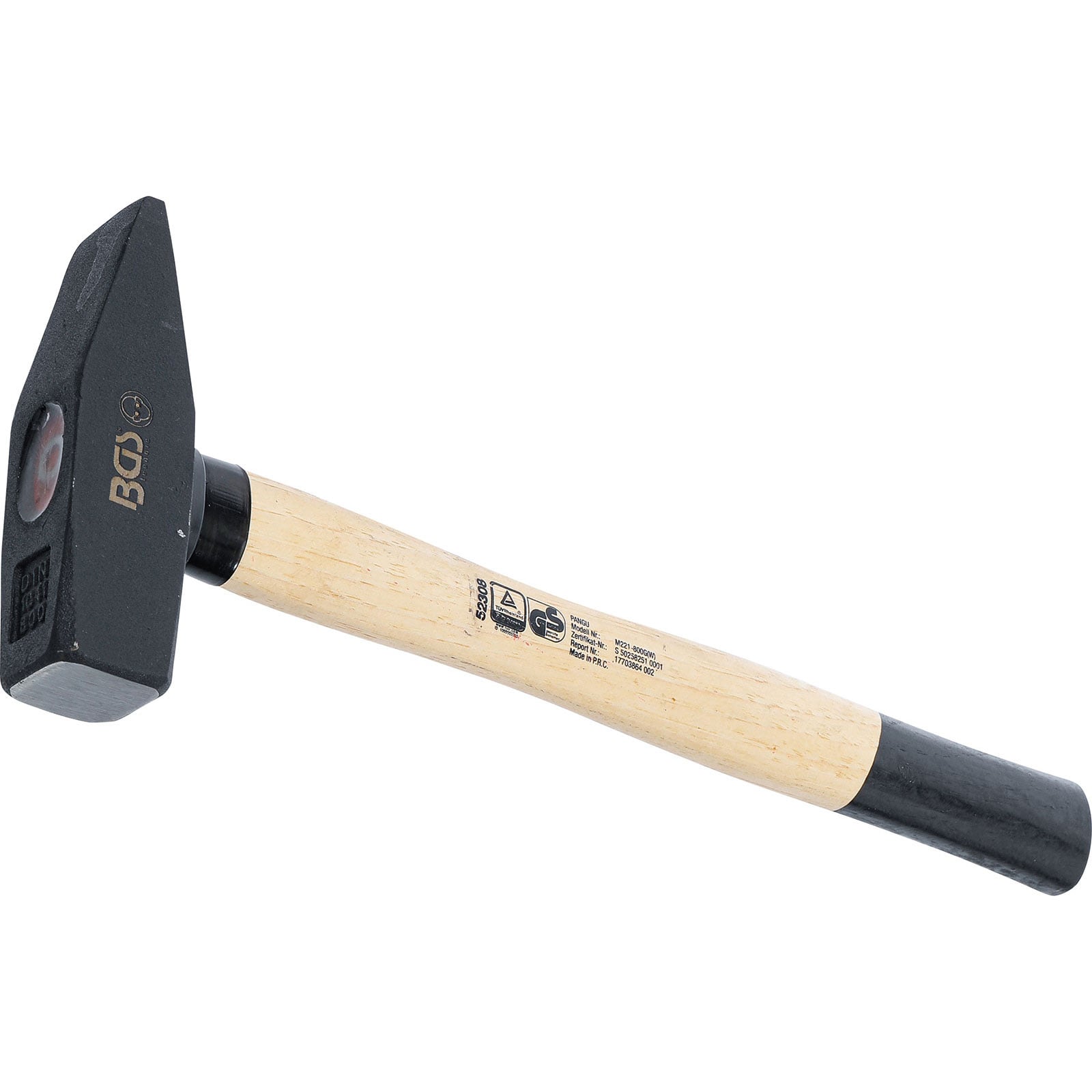 BGS Schlosserhammer Hickory-Stiel DIN 1041 800 g - 52308