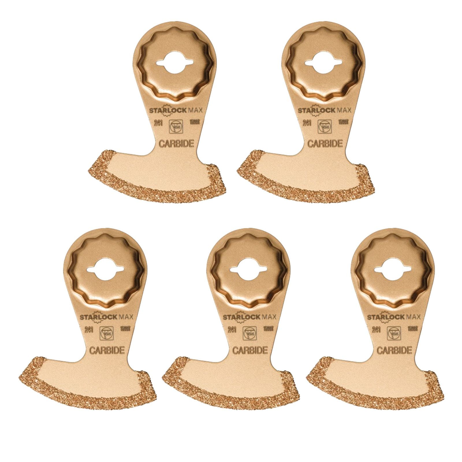 Fein 5x Hartmetall-Sägeblätter StarlockMax 2,2 mm - 63903241230