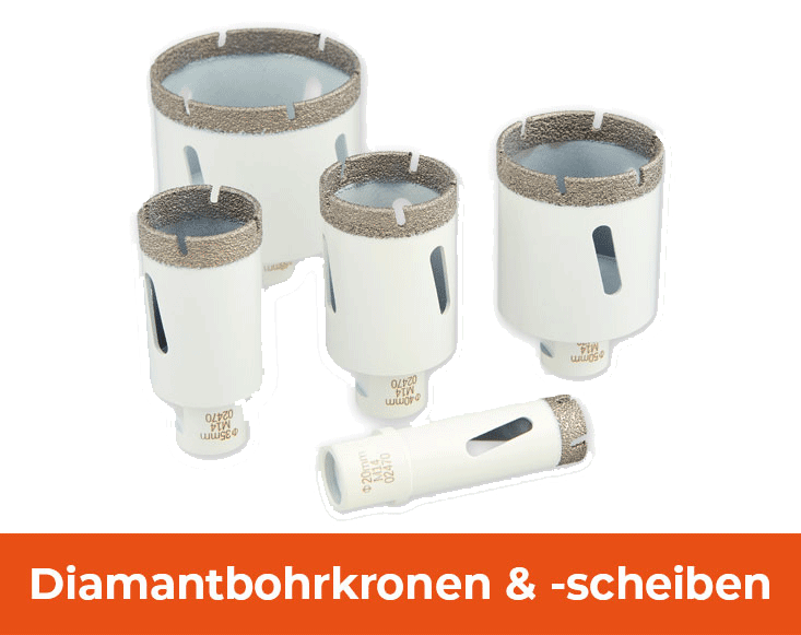 „Diamantbohrkronen-Set von Werkzeugstore24 für präzises Bohren in harte Materialien