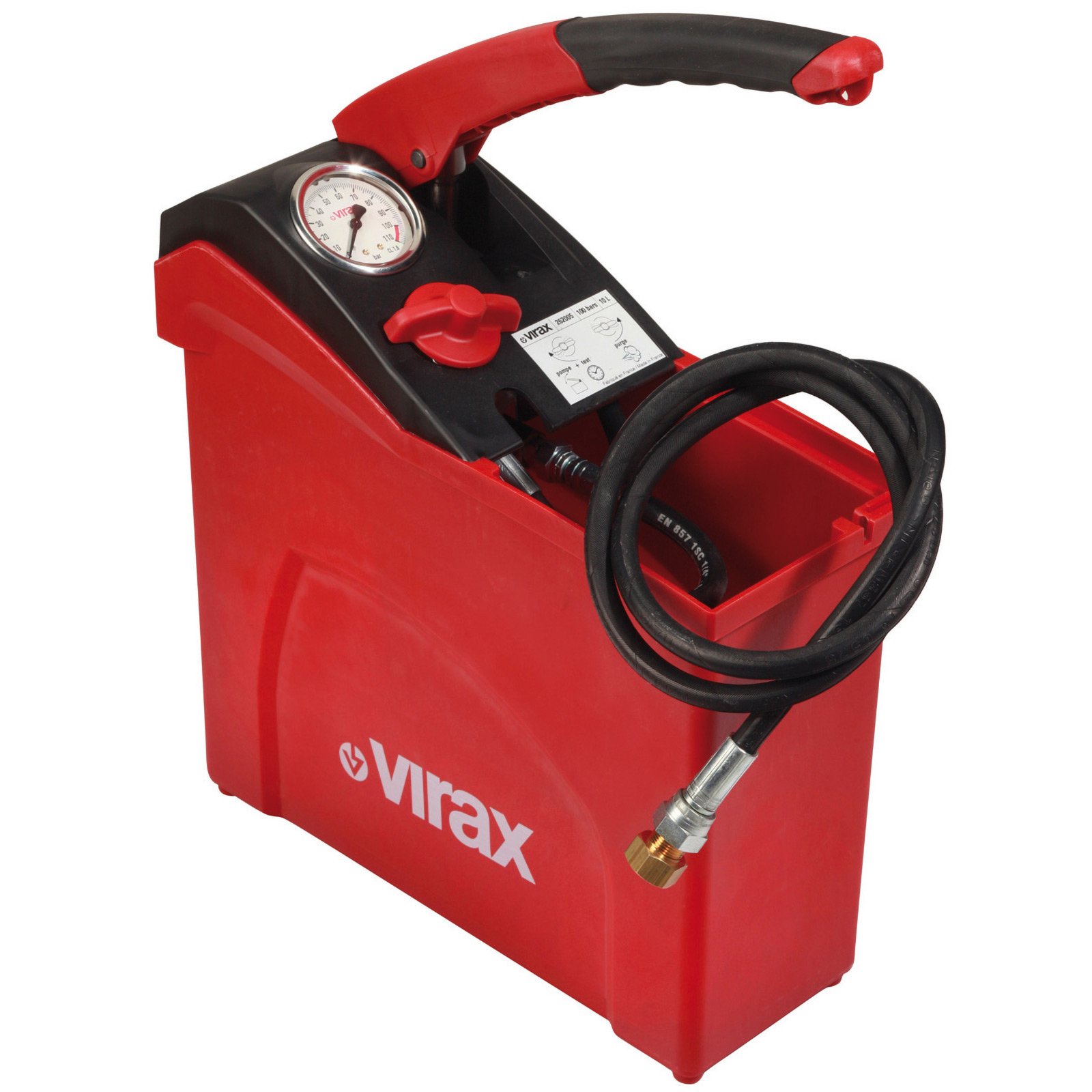 VIRAX Prüfpumpe 100Bar 10L - 262005 VIRAX Prüfpumpe 100Bar 10L - 262005