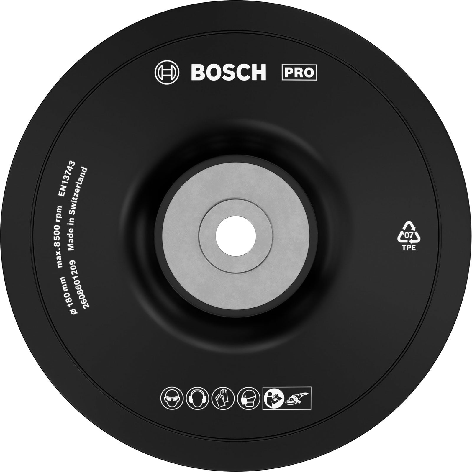 Bosch PRO Backing Pad weich 180 mm M14 weich - 2608601209