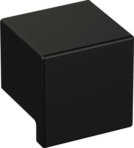 HEWI Möbelknopf 547.32B4 Ku.90 tiefschwarz ma - 547.32B4 90