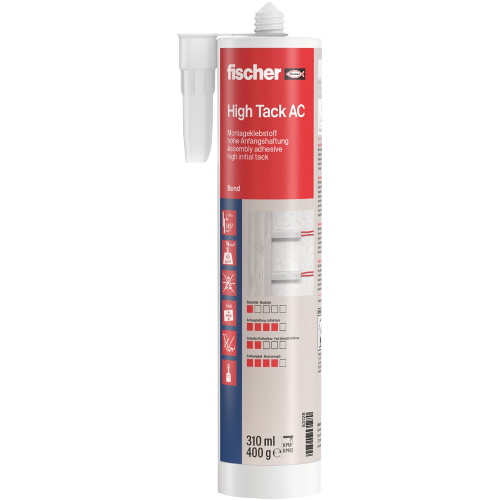 Fischer High Tack AC white 310 ml - 053128