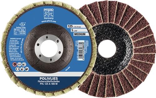 PFERD Fächerscheibe POLIVLIES Ø125 Körnung grob - 44694111