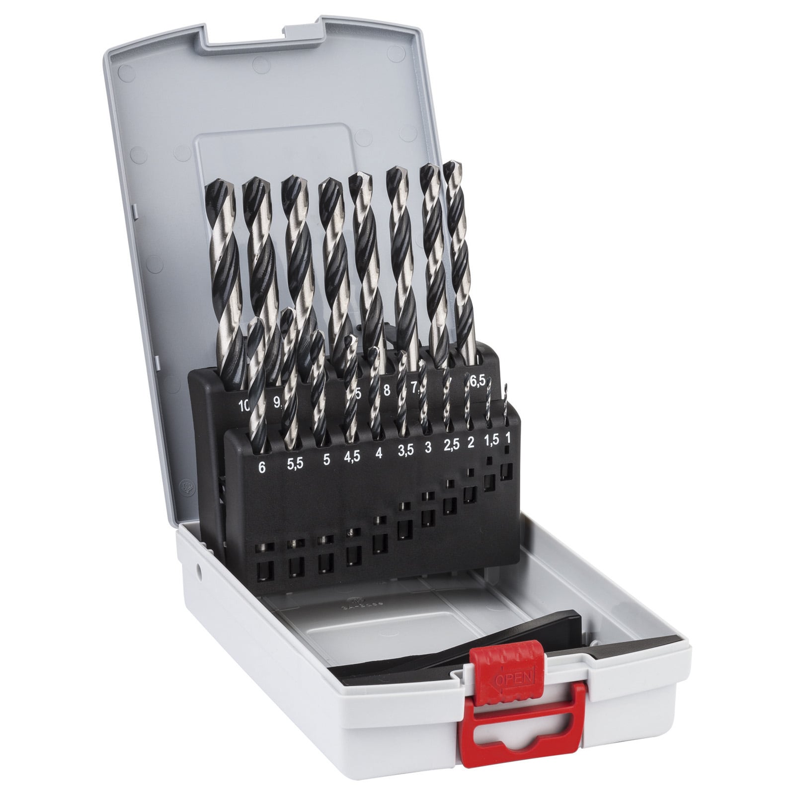 Bosch Pro Box 19 tlg. HSS-Spiralbohrer PointTeQ, 1,0–10,0 mm - 2608577351