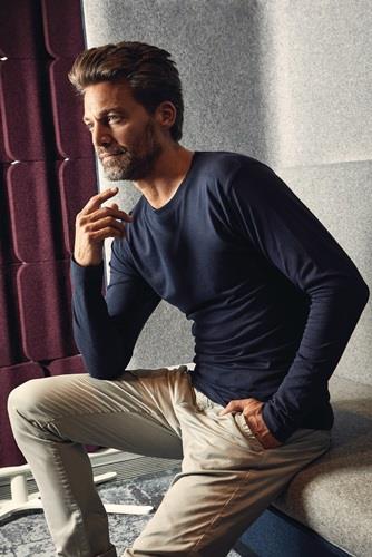 promodoro Langarm-T-Shirt Men’s Premium Größe XL navy - 4099F-XL-54