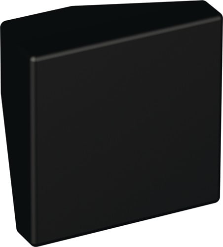 HEWI Möbelknopf 547.32B1 Ku.90 tiefschwarz ma - 547.32B1 90