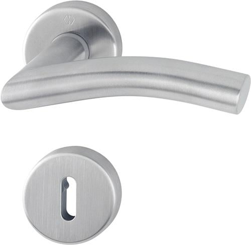 HOPPE Rosettengrt.Ant.E1402Z/42KV/42KVS VA F69 rd.OB DIN L/R D/D - 11571937