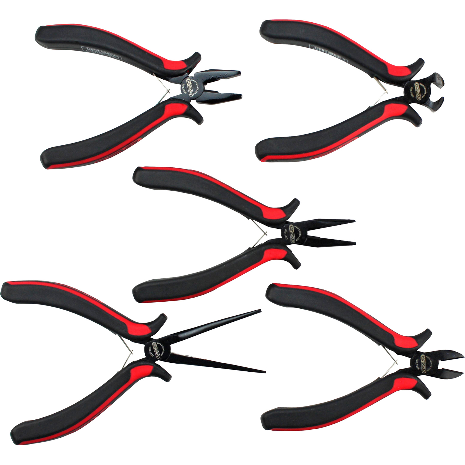 KS TOOLS Feinmechanik-Zangen-Satz 5tlg. - 500.7020