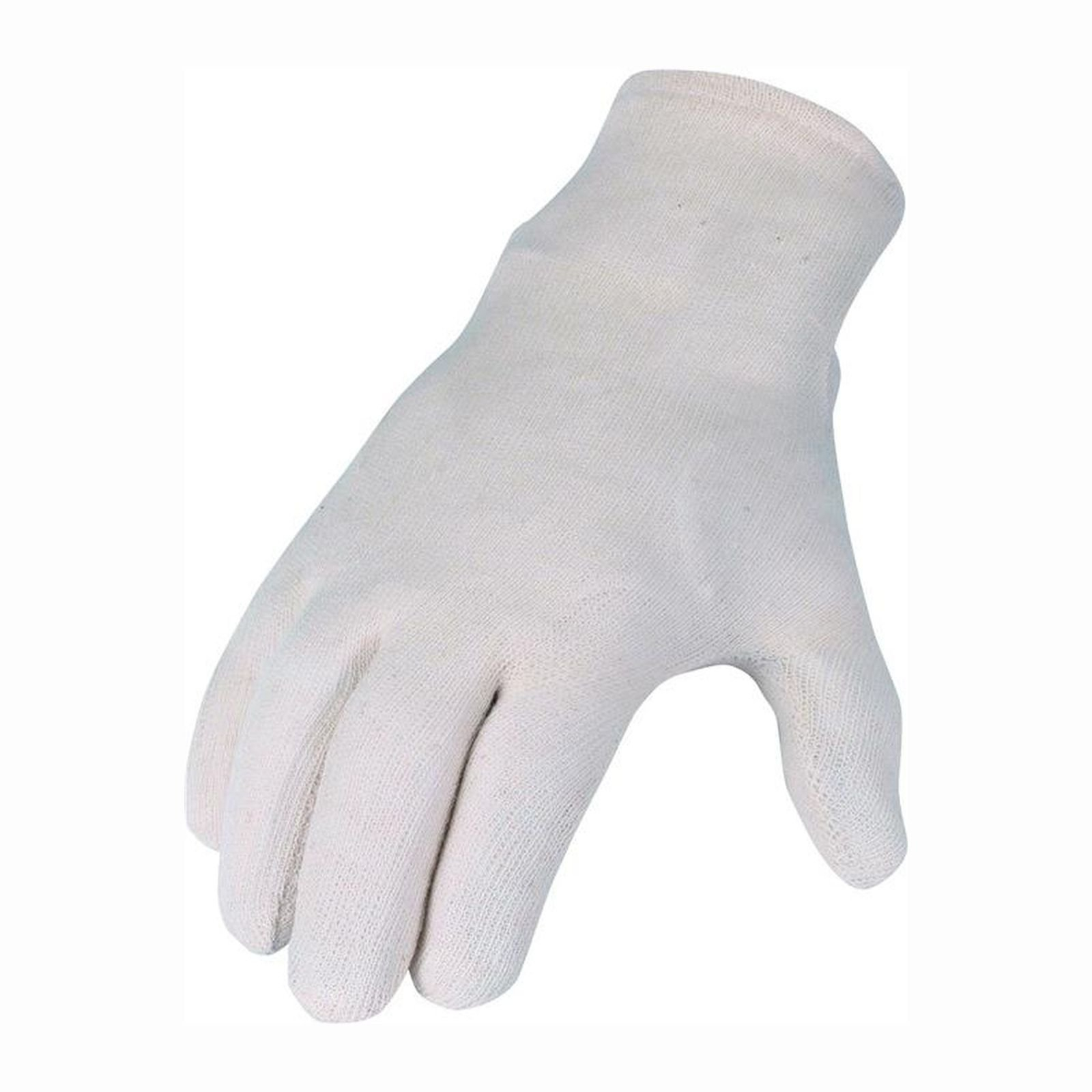 ASATEX 12 Paar Handschuhe naturweiß