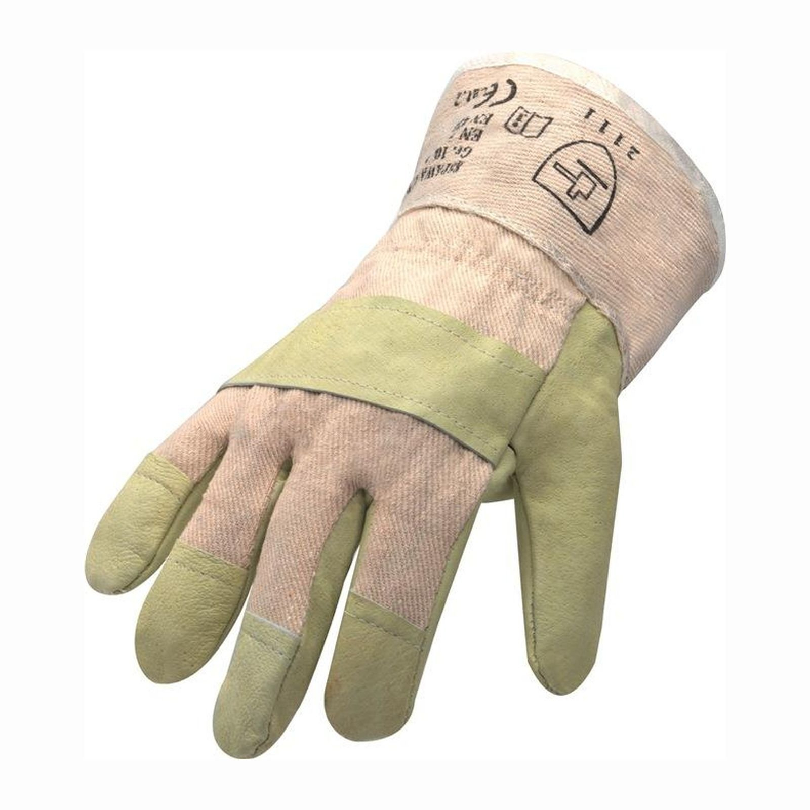 ASATEX 12 Paar Handschuhe Top gelb