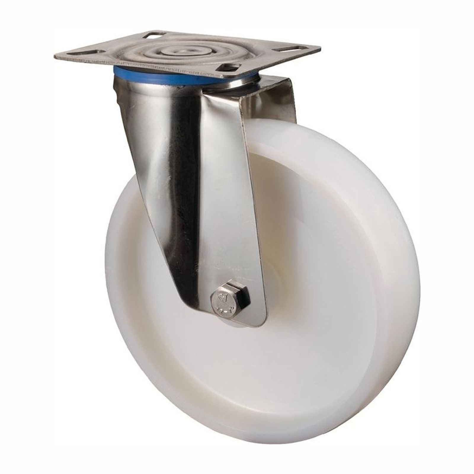 BS Rollen Lenkrolle mit Anschraubplatte Polyamid Gleitlager