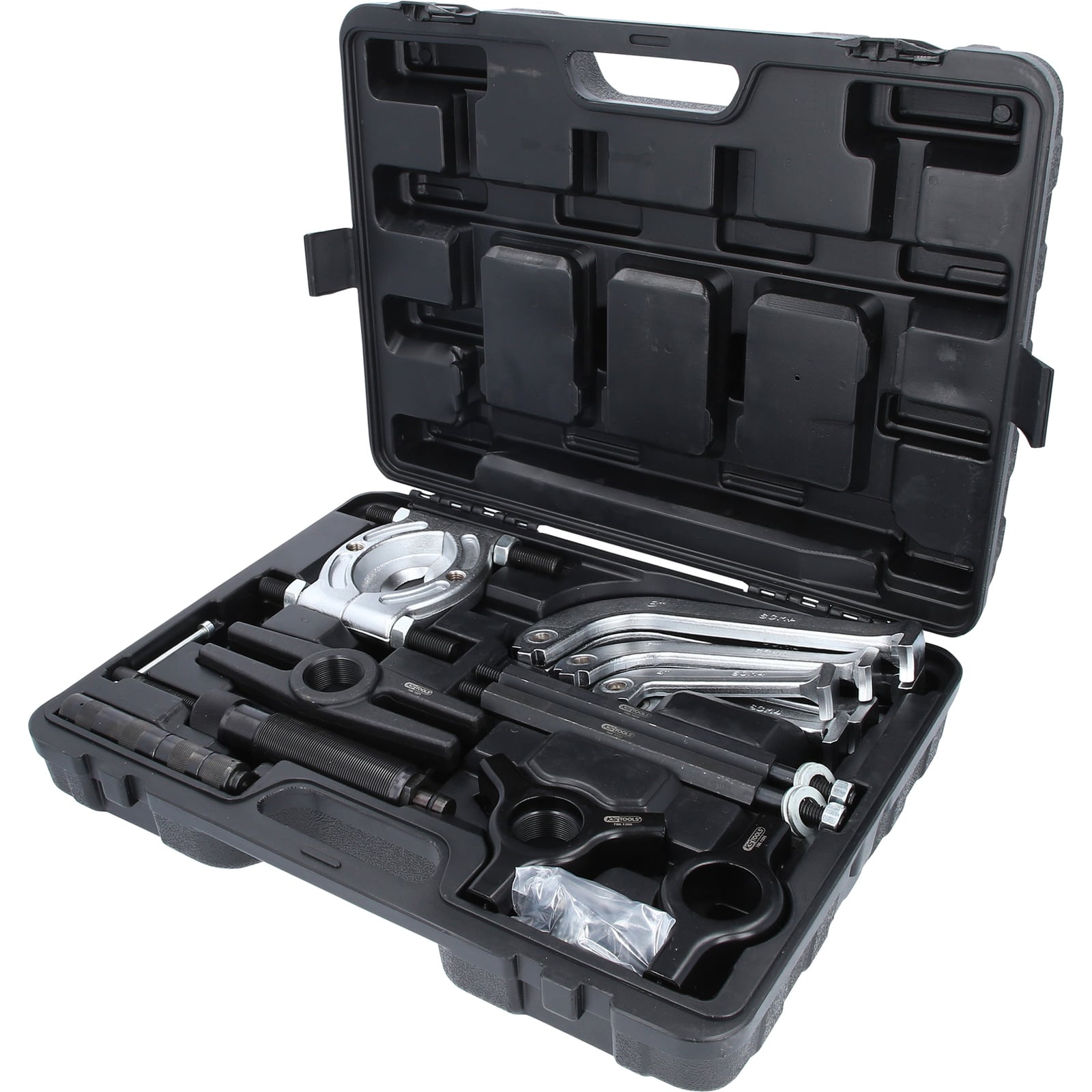 KS TOOLS Hydraulischer Abziehersatz 2-armig und 3-armig 22tlg. - 700.1200