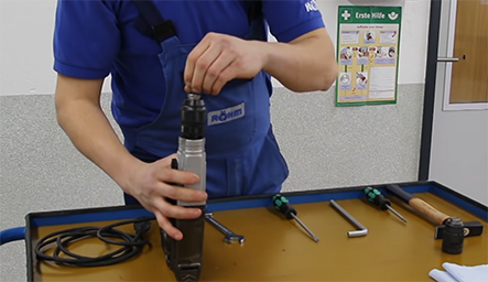 Ohne Spindelstopp – Schritt 9