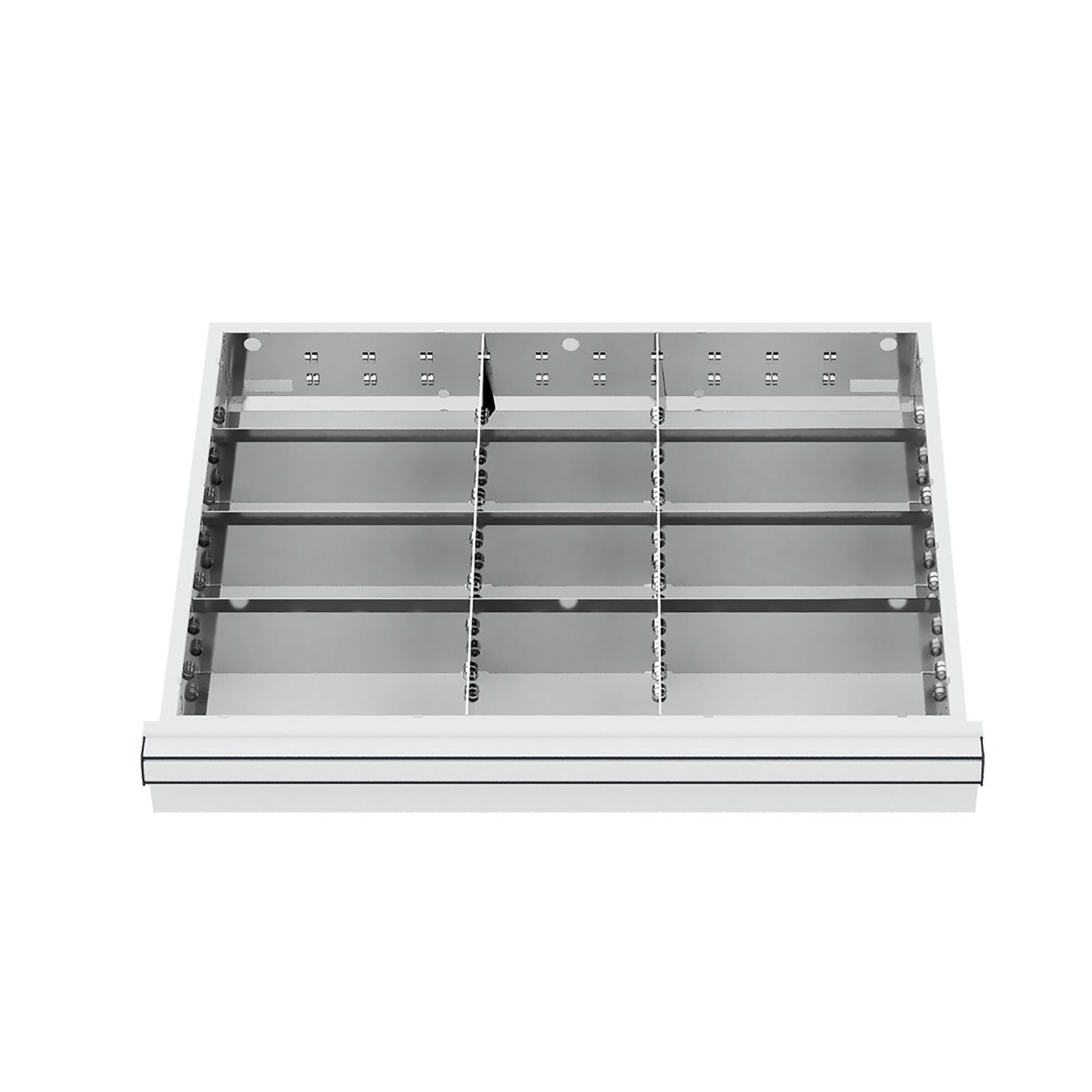 WS24 Schubladeneinteilung Metalleinteilung BLH 100/125 mm Innenmaß 600 x 450 mm - WS24-100241