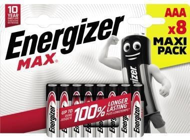 Energizer Batterie Max Alkaline E303324100 AAA LR03 8St.
