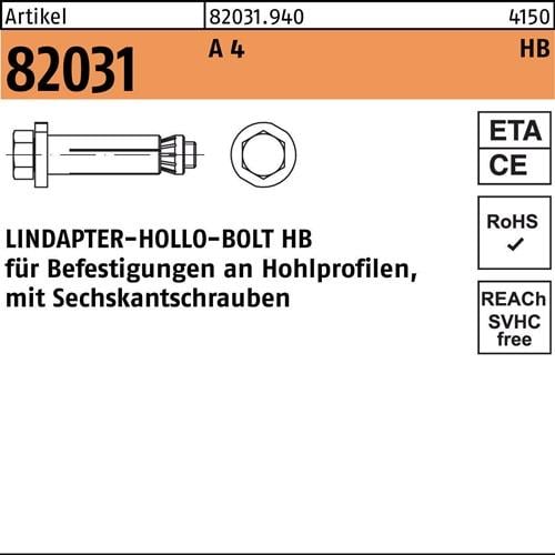 Hohlraumdübel R 82031 6-ktschraube HB 10-2 ( 70/41) A 4 1 Stück
