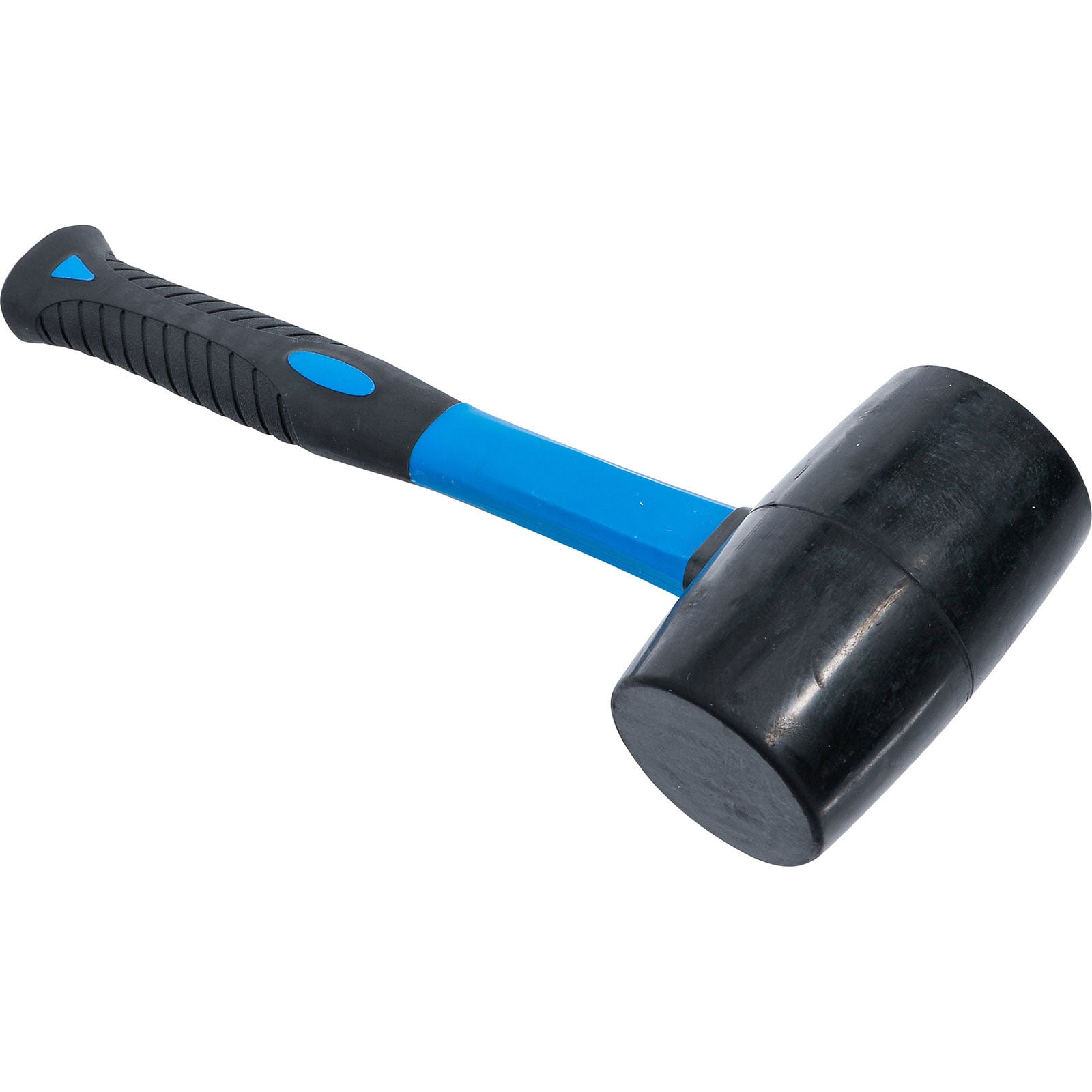 BGS Gummihammer Fiberglasstiel schwarzer Kopf Ø 70 mm 750 g - 1962