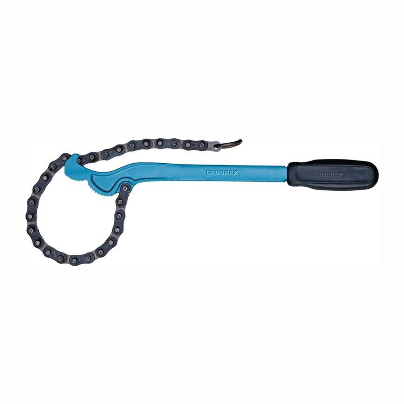 Gedore Kettenrohrzange 120 Gesamtlänge 355 mm Spannweite 17-114 mm - 4502350