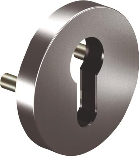 OGRO Schlüsselrosette 6612 PZ ER VA ER Schildst.9mm PZ rd - 90055000201