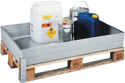 CEMO Auffangwanne 150l GFK m.Befestigungswinkel L1210xB810xH165mm - 5113/5112