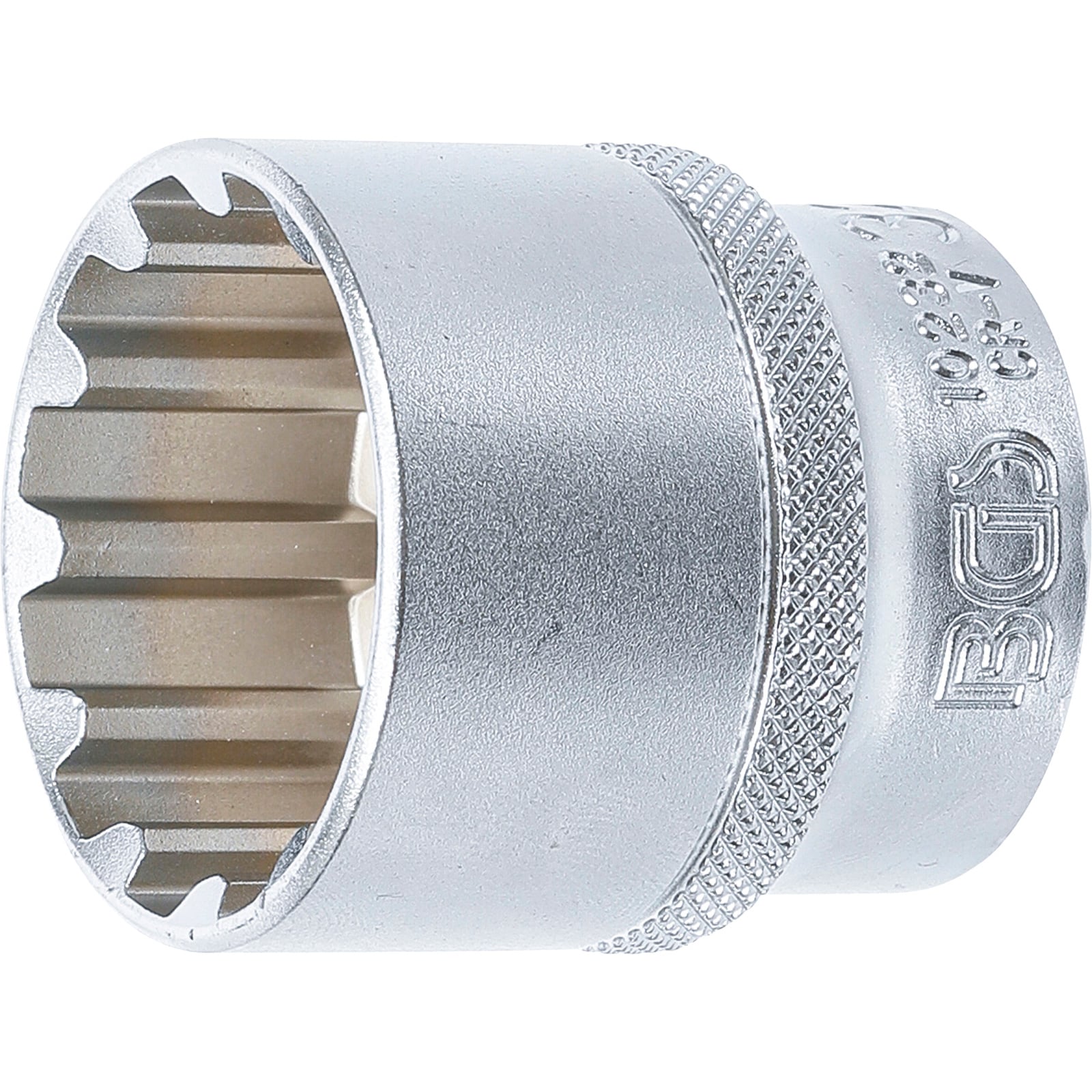 BGS Steckschlüssel-Einsatz Gear Lock Antrieb Innenvierkant 12,5 mm (1/2") SW 32 mm - 10232