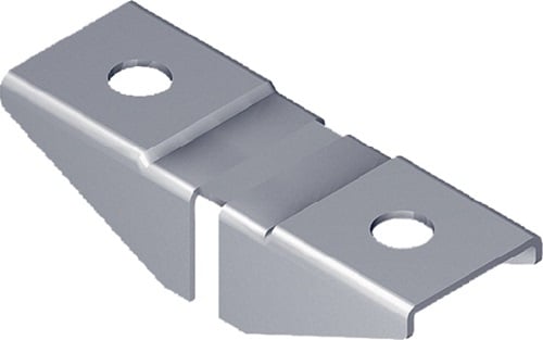 ELEMENT SYSTEM Aufsteckhalter 11612 beidseitig Stahl vernickelt - 11612-00001